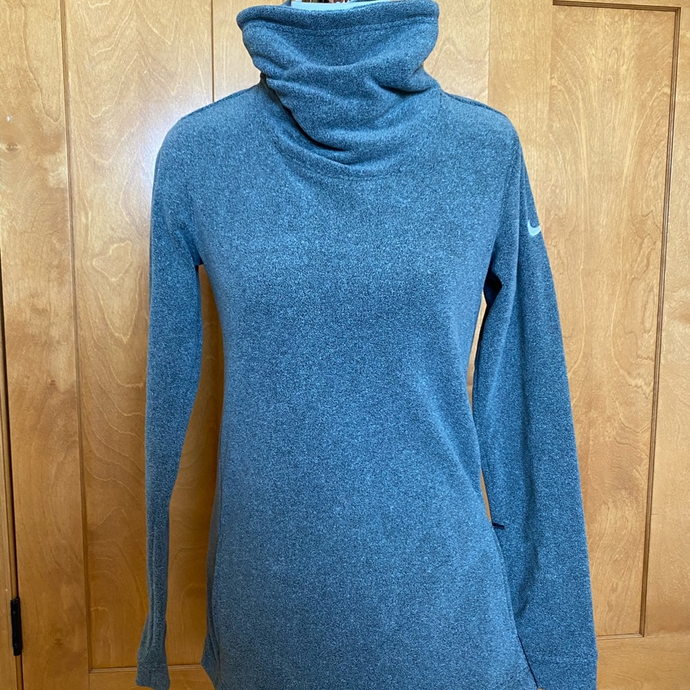 Nike dri fit fleece funnel neck pullover